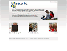 Tablet Screenshot of ecopc.be